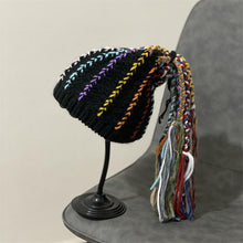 Load image into Gallery viewer, Fashion woolen hat female reggae dirty braids warm hip-hop knitted hat wig hat personality funny