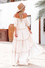 Load image into Gallery viewer, Summer white temperament commuter long dress high waist fashion temperament slip dress