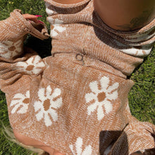 Load image into Gallery viewer, Women&#39;s fashion casual colorful flower sweater knit suit