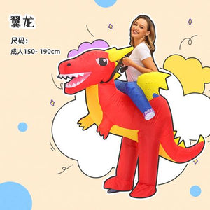 Halloween children's costume dinosaur inflatable clothes adult kids dinosaur clothes mounts Tyrannosaurus Christmas