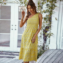 Load image into Gallery viewer, Fashion women&#39;s dress waistcoat printed large dress
