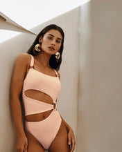 Load image into Gallery viewer, women&#39;s solid color bikini one piece slim swimsuit