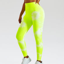 Load image into Gallery viewer, Seamless Yoga Pants High Waist Hip Lift Bottom Thread Tie Dye Sports Fitness Pants Women