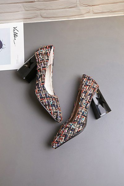 Autumn Thick Heel Women Shoes