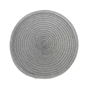 Placemats for Dining Table 1 PC,Heat-Resistant Placemats Stain Resistant Anti-Skid Washable PVC Woven Vinyl Tableware Mat
