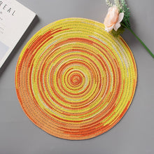 Load image into Gallery viewer, Placemats for Dining Table 1 PC,Heat-Resistant Placemats Stain Resistant Anti-Skid Washable PVC Woven Vinyl Tableware Mat