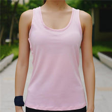 Load image into Gallery viewer, Professional Yoga Top Vest Sleeveless Sport Shirt Women Running Gym Shirt Women Sport Jerseys Fitness Yoga Shirt Tank Top