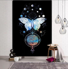 Load image into Gallery viewer, Psychedelic Tapestry Wall Hanging Bohemian Hippie Witchcraft TAPIZ Art Science Fiction Tarot Room Home Decor