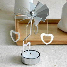 Load image into Gallery viewer, Rotate romantic candle holder Xmas  Spinning your Christmas party