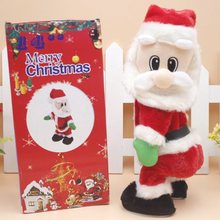 Load image into Gallery viewer, Electric Santa Claus with Music for Christmas Decoration