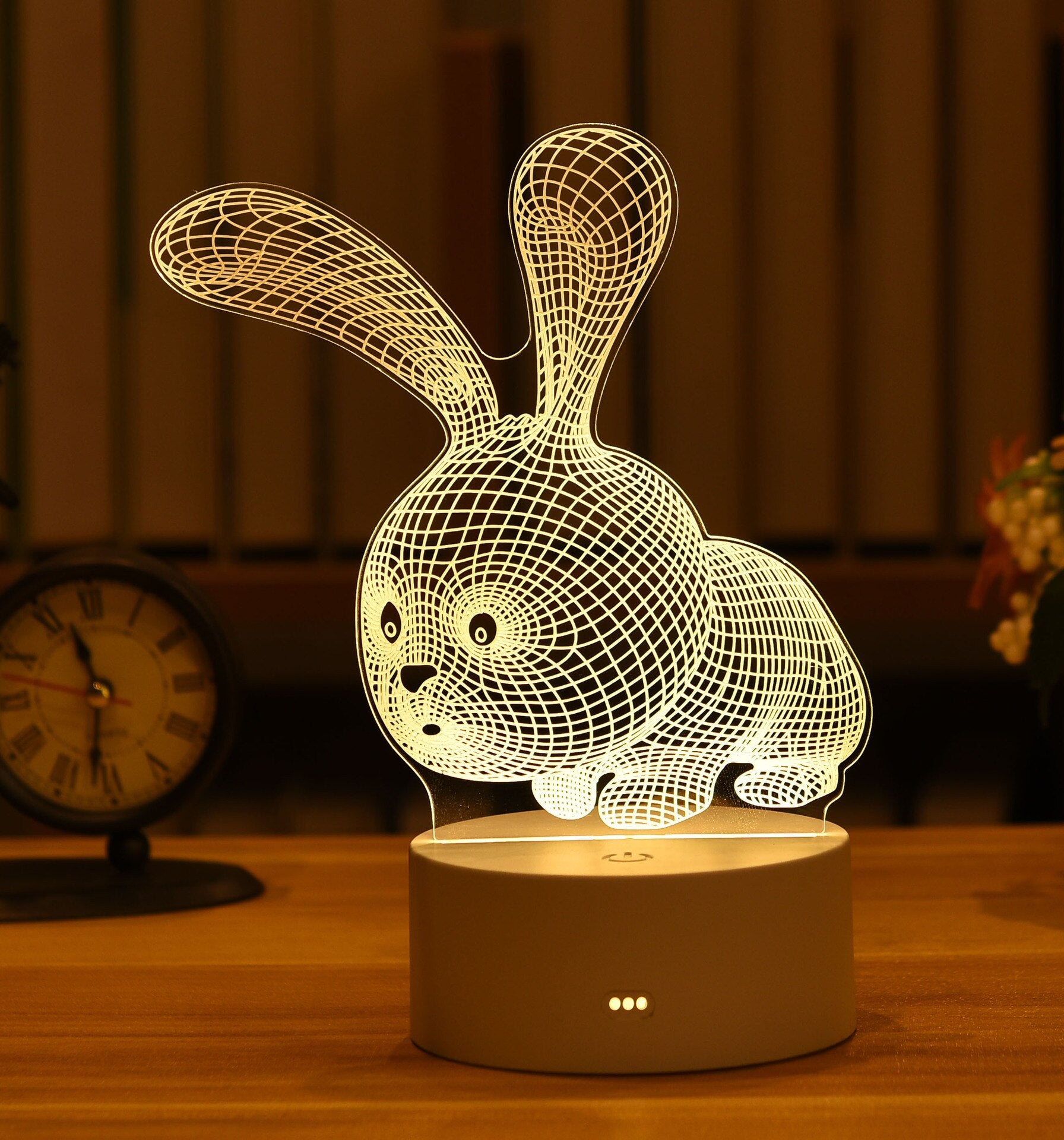 FSPGLS Taile Swei Fute Night Light,Taile Lamp 3D Illusion LED Desk Lamp,Acrylic USB Lights for Room Decor Merchandise,Party Decorations Kids Lamp,Birthday