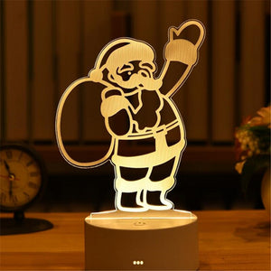 Romantic Love 3D Acrylic Led Lamp for Home Children's Night Light Table Lamp Birthday Party Decor Valentine's Day Bedside Lamp