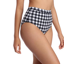 Load image into Gallery viewer, Plaid High Waist Ladies Two-piece Bikini