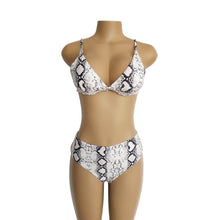 Load image into Gallery viewer, Wild Animal Printed High Waist Ladies Bikini Two-piece