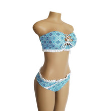 Load image into Gallery viewer, Sexy Lace Bandage Print Bikini Set