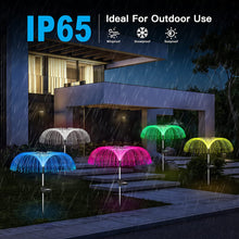 Load image into Gallery viewer, Solar garden lights, fiber optic lights, jellyfish lights, luminous, charging, and plug-in lawn and garden decorative lights
