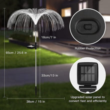 Load image into Gallery viewer, Solar garden lights, fiber optic lights, jellyfish lights, luminous, charging, and plug-in lawn and garden decorative lights