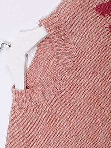 Super Loose Lovely Pinky Long Sweater