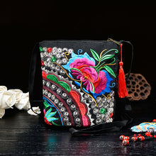 Load image into Gallery viewer, Ethnic style women&#39;s bag embroidery bag embroidered canvas bag coin purse small bag women&#39;s bag clutch bag mini cross-body bag