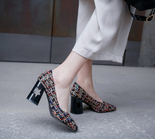 Load image into Gallery viewer, Autumn Thick Heel Women Shoes