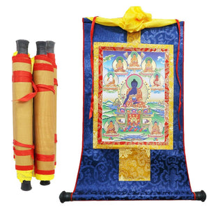 Tibetan Thangkas Tibetan Hand Painted Buddhism Accessories Religious Scroll Wall Painting Decoration Home