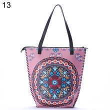Load image into Gallery viewer, Vintage Women Mandala Flower Shopping Bag Large Capacity Pouch Tote with Handle
