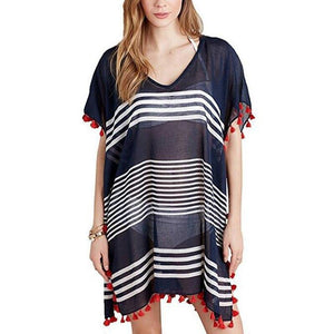 Women Beachwear Beach Wear Cover Up Tassel