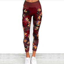 Load image into Gallery viewer, Yoga Pants Women&#39;s Fitness Sport Leggings Stripe Printing Elastic Gym Workout Tights S-XL Running Trousers Plus Size