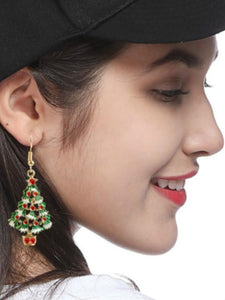 Christmas series ornaments Christmas tree earrings earrings