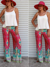 Load image into Gallery viewer, women&#39;s printed trousers straight pants factory direct sales