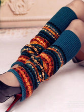 Load image into Gallery viewer, Bohemia Knit Leg Warmers Knitted Over Knee-high Stocking