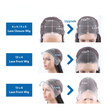 Load image into Gallery viewer, Deep Wave Closure Wig Human Hair Lace Frontal Wigs 13x6 Lace Front Wig PrePlucked Bleached Knots Wigs 13x4 Deep Wave Frontal Wig