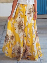 Load image into Gallery viewer, Boho Floral Summer Chiffon Beach Skirts