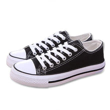 Load image into Gallery viewer, Big Size Canvas Candy Color Lace Up Casual Shoes