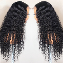 Load image into Gallery viewer, Deep Wave Closure Wig Human Hair Lace Frontal Wigs 13x6 Lace Front Wig PrePlucked Bleached Knots Wigs 13x4 Deep Wave Frontal Wig