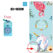 Load image into Gallery viewer, Sports Fitness Yoga Mat Spread Towel Silicone Anti-slip Printing Pad Portable Folding Widened Spread Towel Easy Take