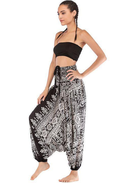 Bohemian Casual Ethnic Yoga Pants