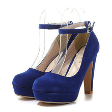 Load image into Gallery viewer, Suede Pure Color High Heel Shoes