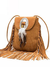Load image into Gallery viewer, Vintage Bohemian Fringe Tassel Hippie Gypsy Crossbody Bag