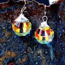 Load image into Gallery viewer, Bling Crystal Magic Moon Eardrop Pendant Handmade Wire Earrings