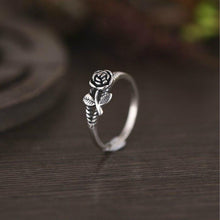 Load image into Gallery viewer, Vintage Sweet Simple Rose Solid Metal Ring