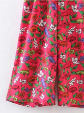Load image into Gallery viewer, Sexy Floral-Print Off-Shoulder Deep V Neck Strape Jumpsuits