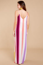 Load image into Gallery viewer, Spaghetti-Strap Sexy Backless Stripe Beach Long Dress
